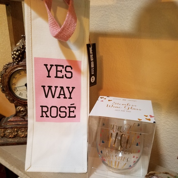 Primo Design wine glass & Canvas wine vag - Picture 2 of 5